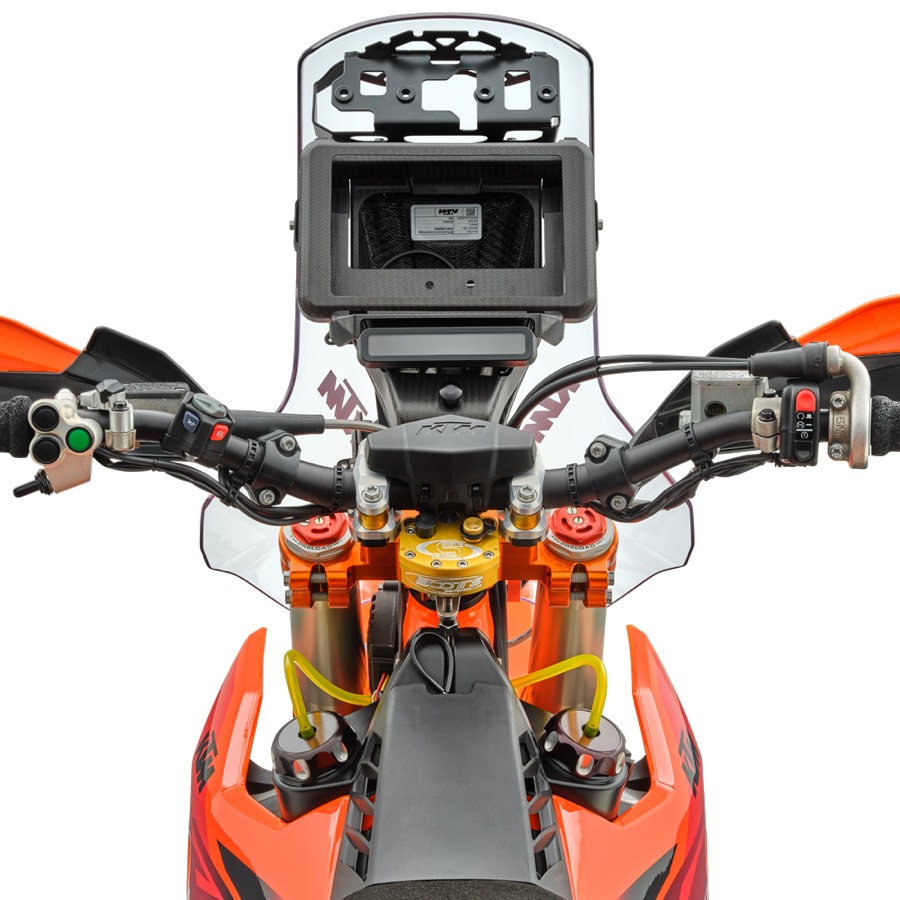 The 2027 Rally Replica roadbook tower and cockpit